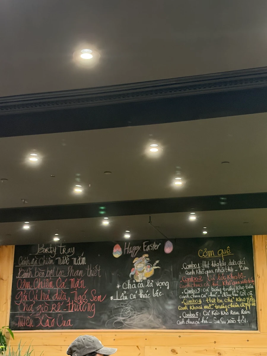 Menu, TÂN ĐỊNH QUÁN RESTAURANT