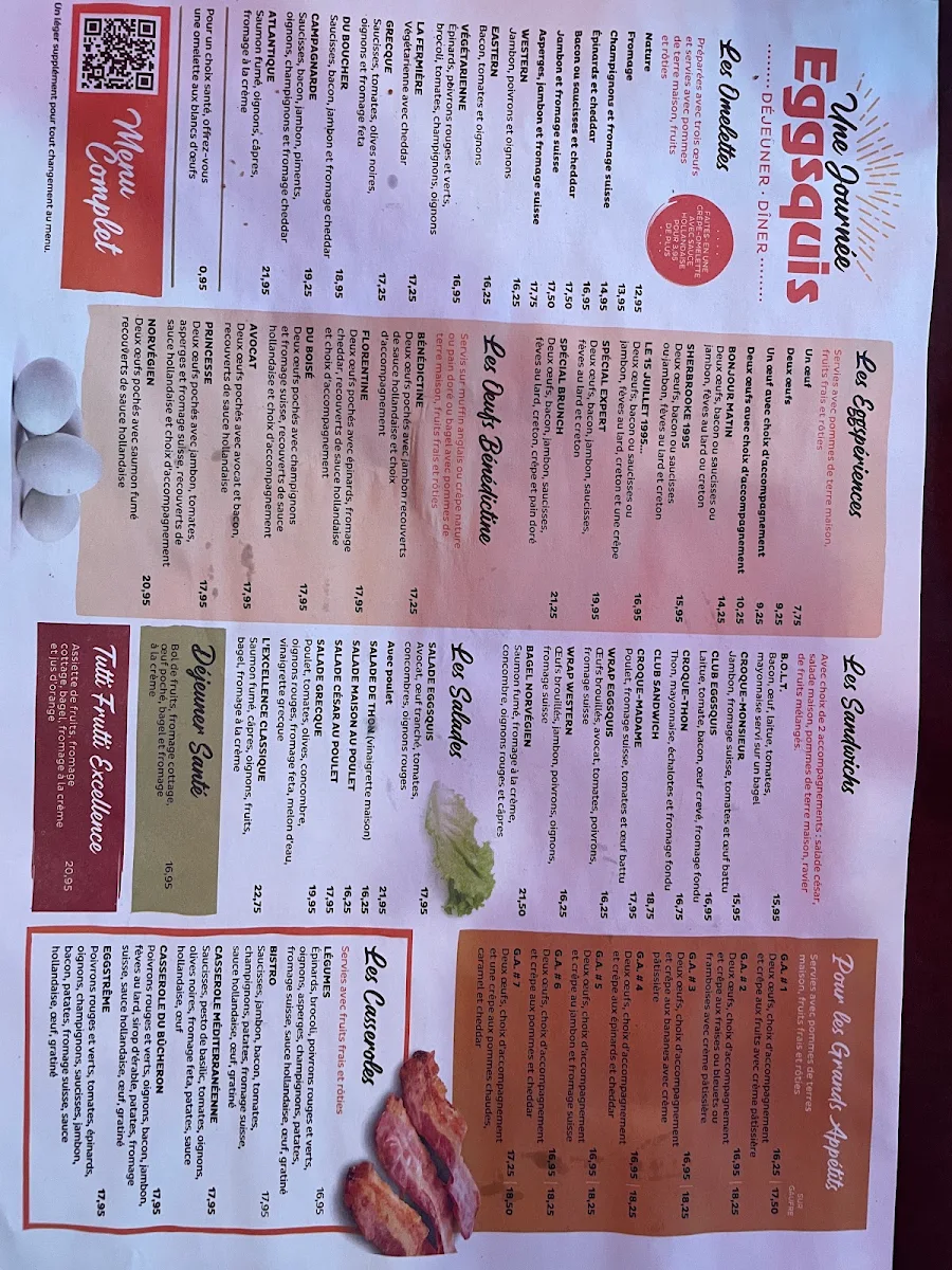 Menu, Eggsquis