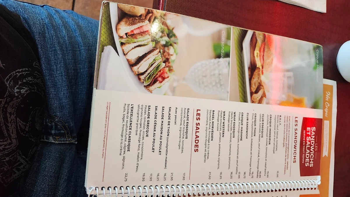 Menu, Eggsquis