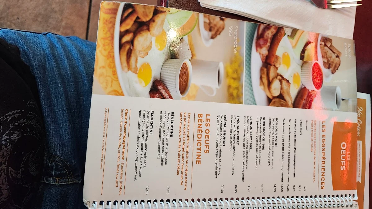 Menu, Eggsquis