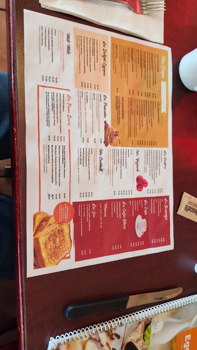 Menu, Eggsquis