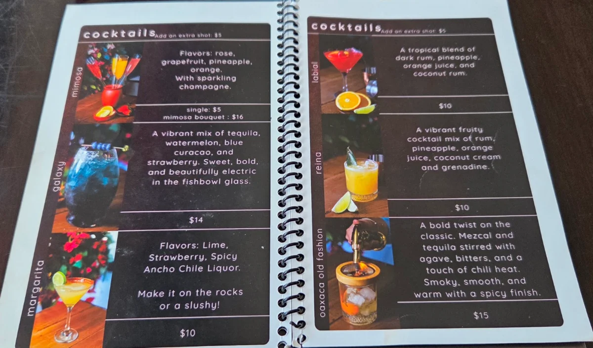 Menu, La Morenita