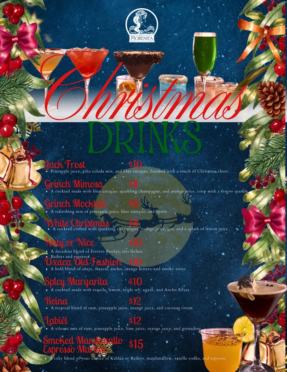 Menu, La Morenita