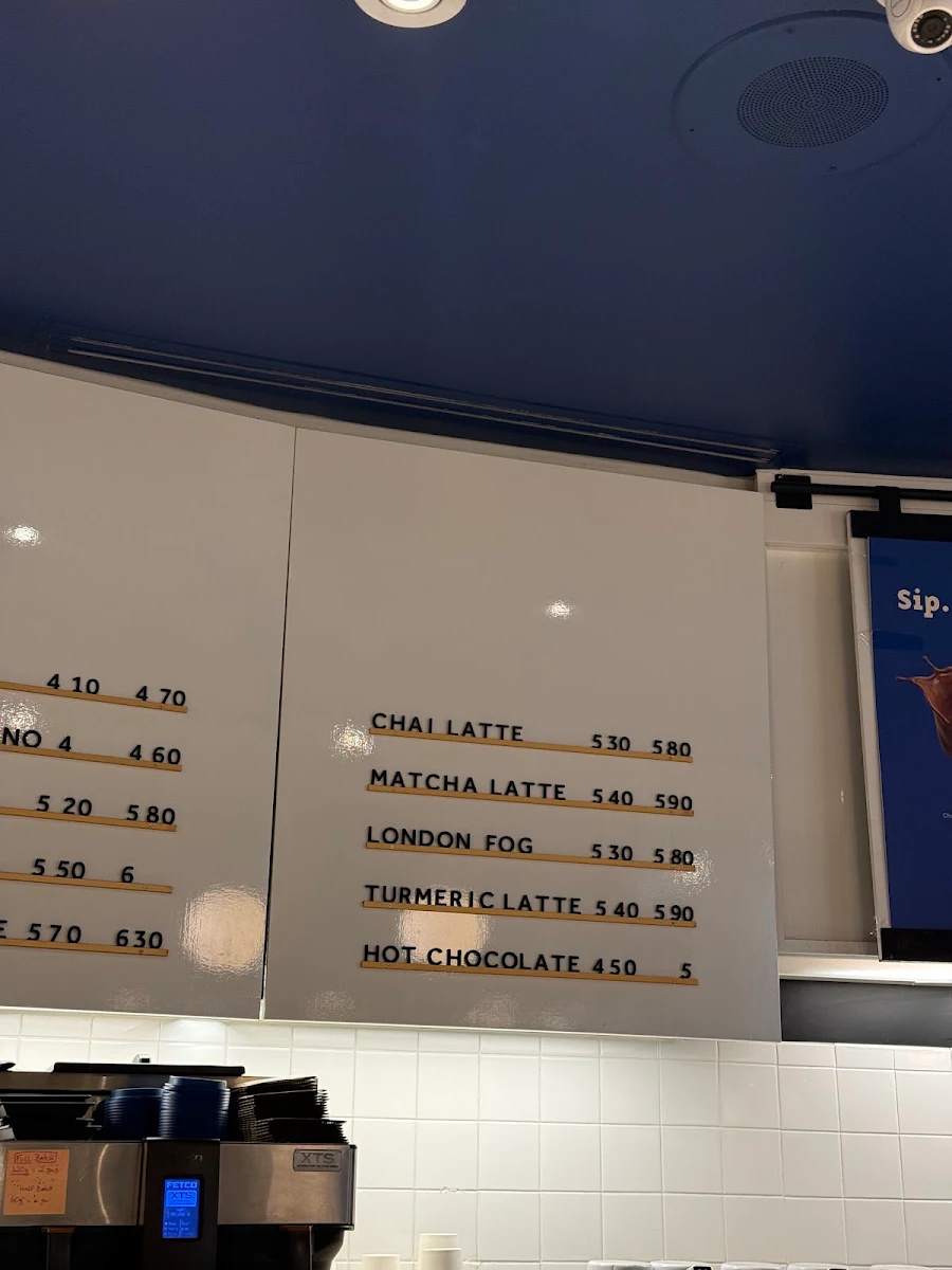 Menu, Vereda Central Coffee Roasters