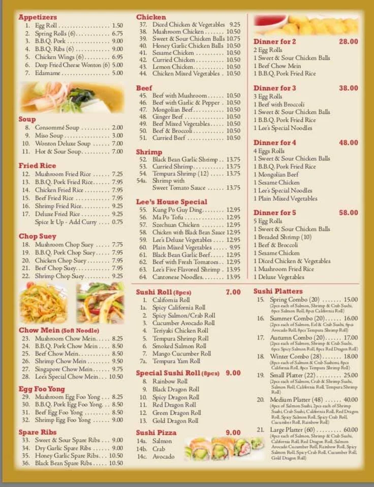 Menu photo 1