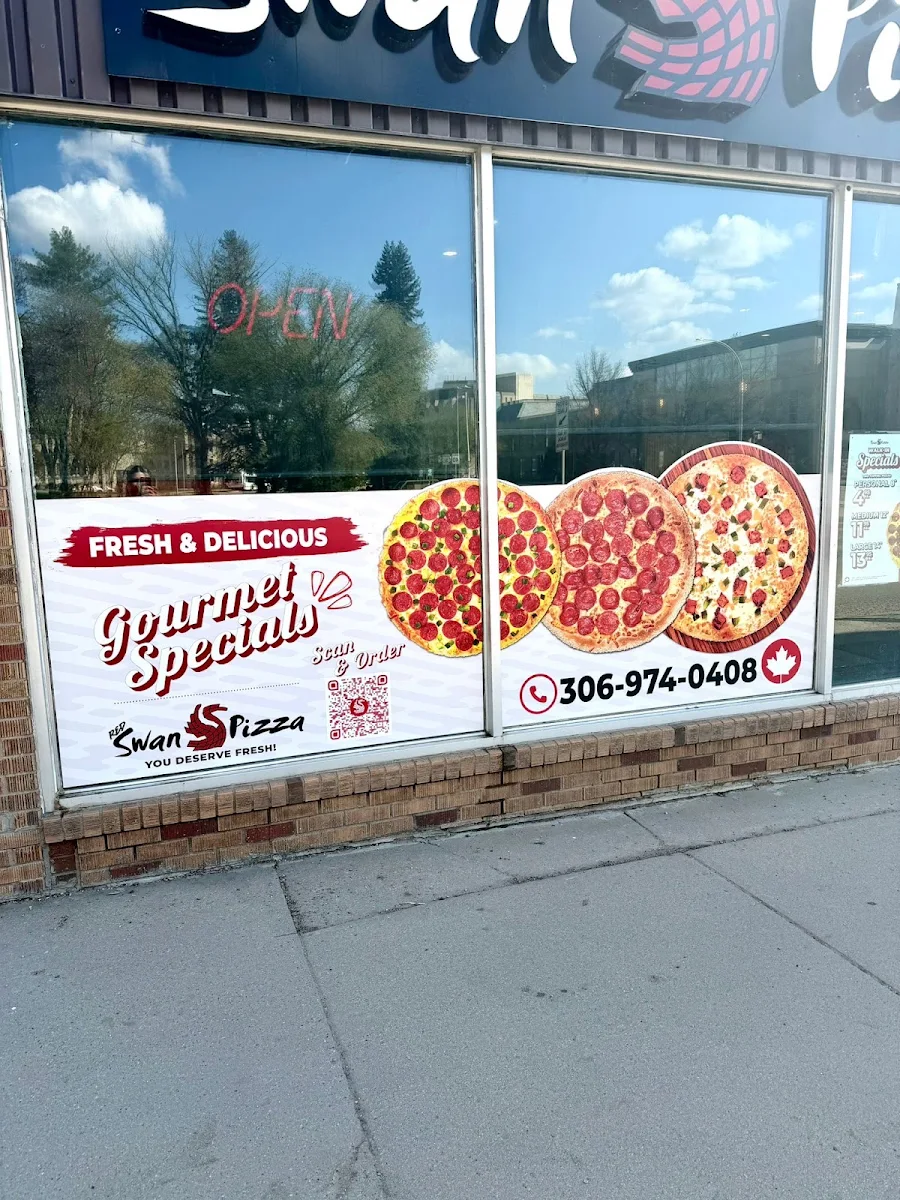 Menu, Red Swan Pizza - Saskatoon College Drive