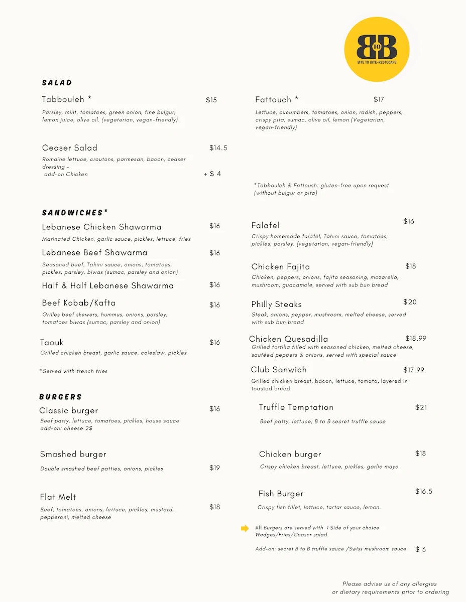 Menu photo 1