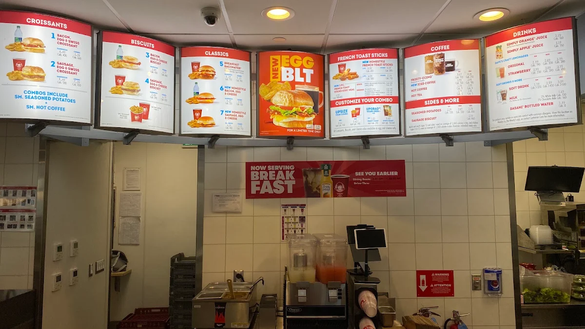 Menu, Wendy's