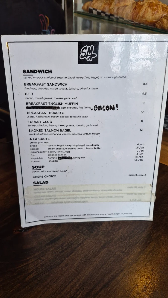 Menu, Saving Mondays
