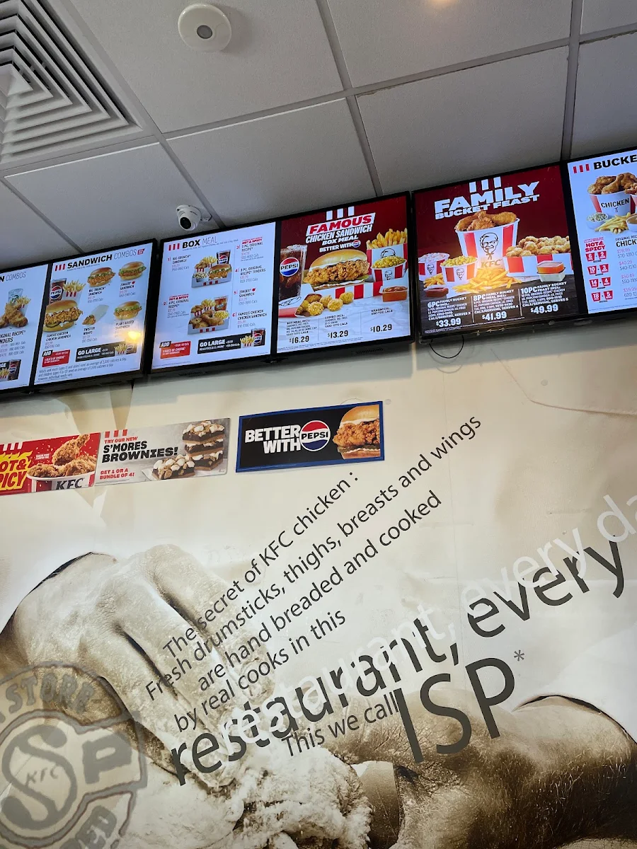 Menu, KFC