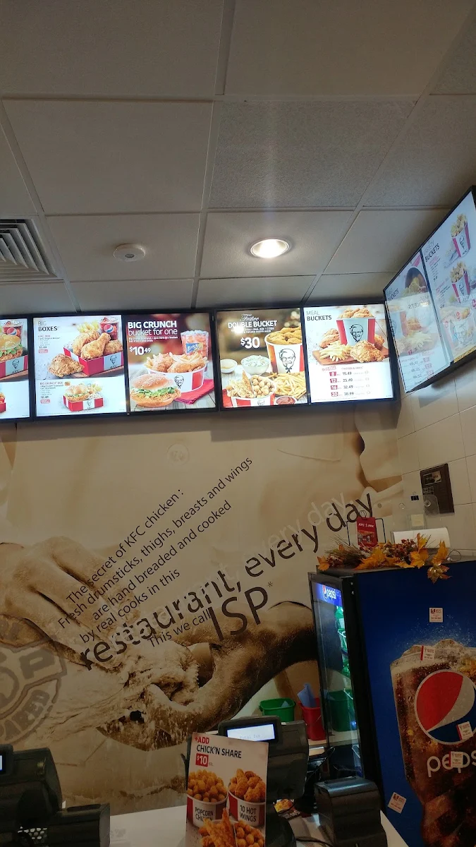 Menu, KFC