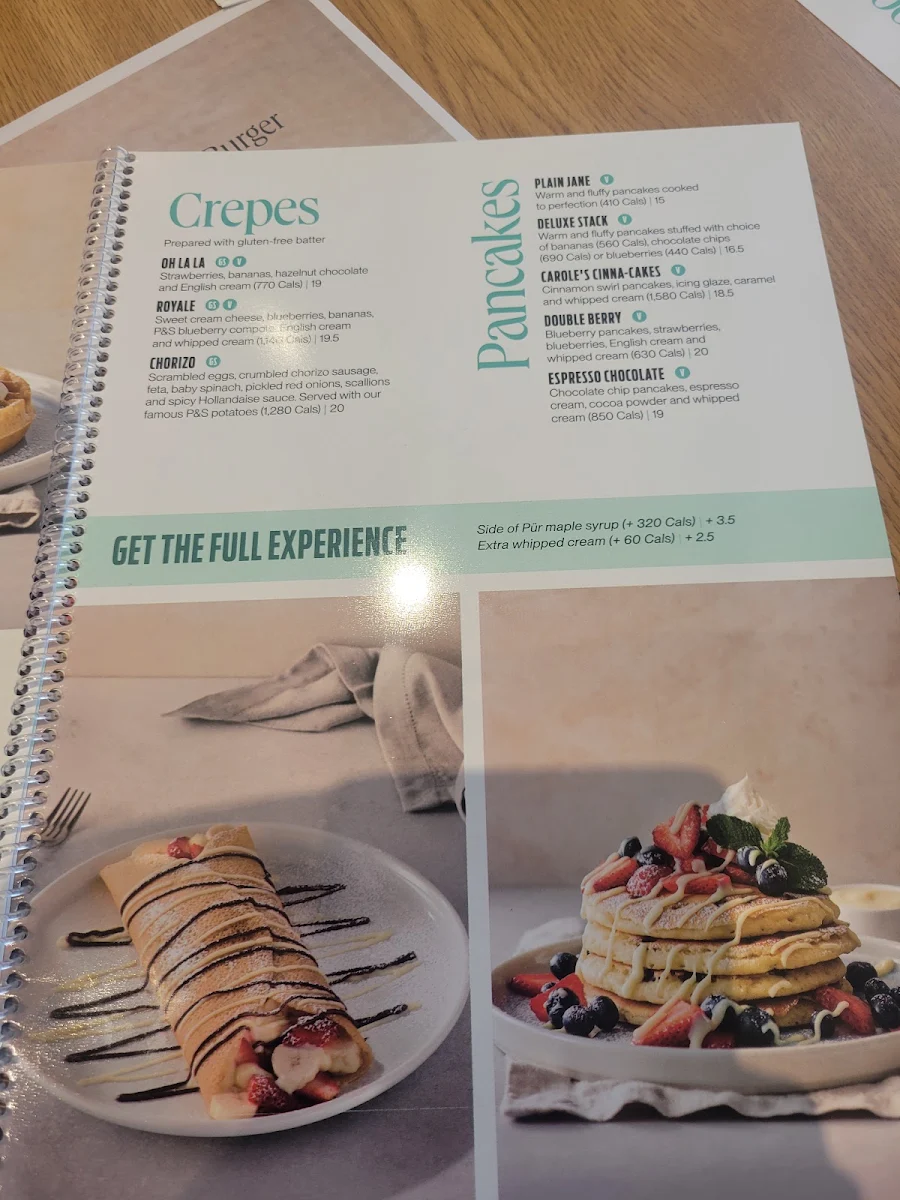 Menu, Pür & Simple