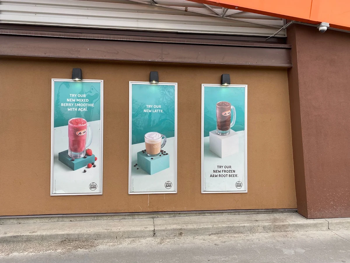 Menu, A&W Canada