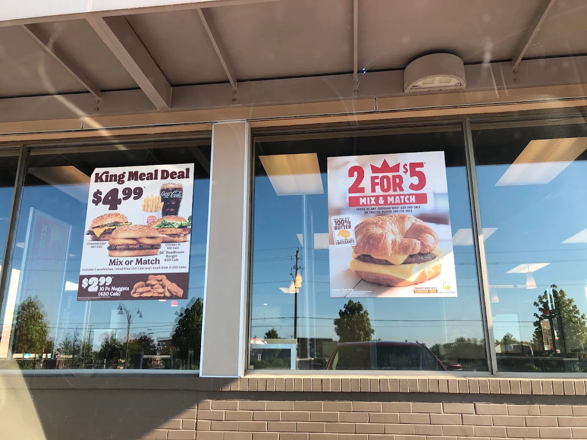 Menu, Burger King