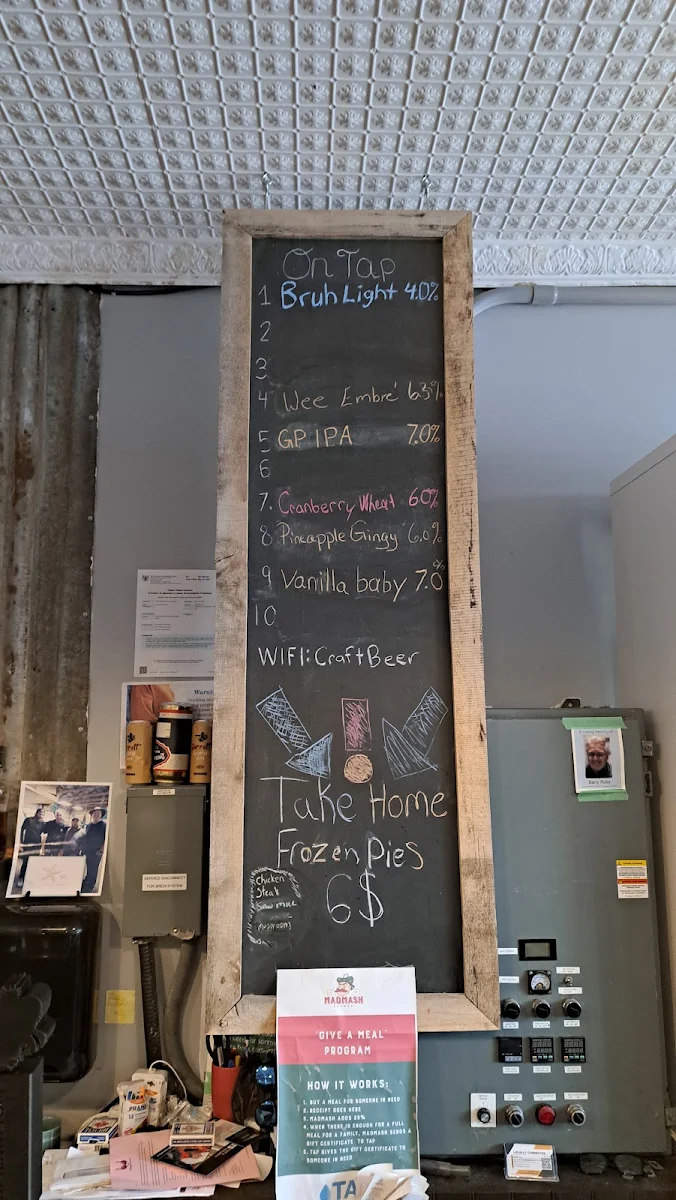 Menu, Madmash Brewery & Restaurant