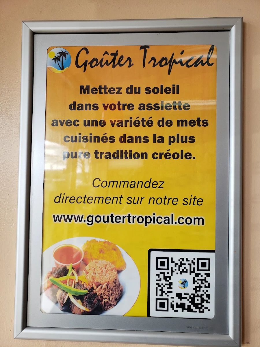 Menu, Goûter Tropical