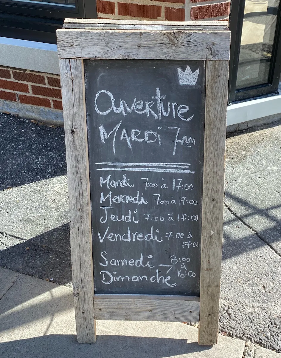 Menu, Café de la 3e