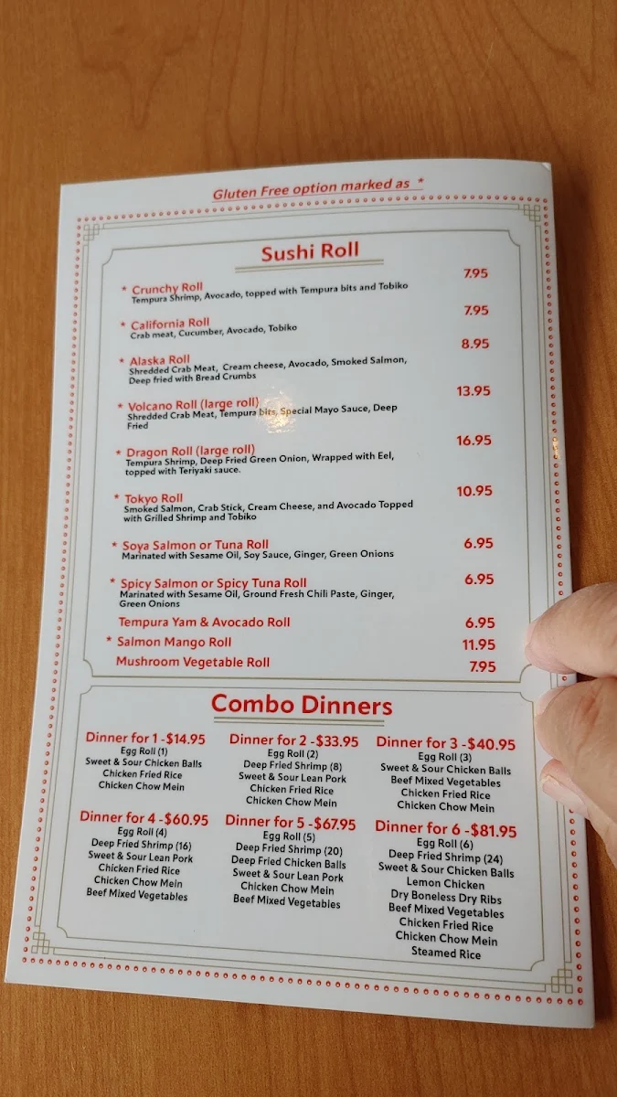 Menu, Otowa