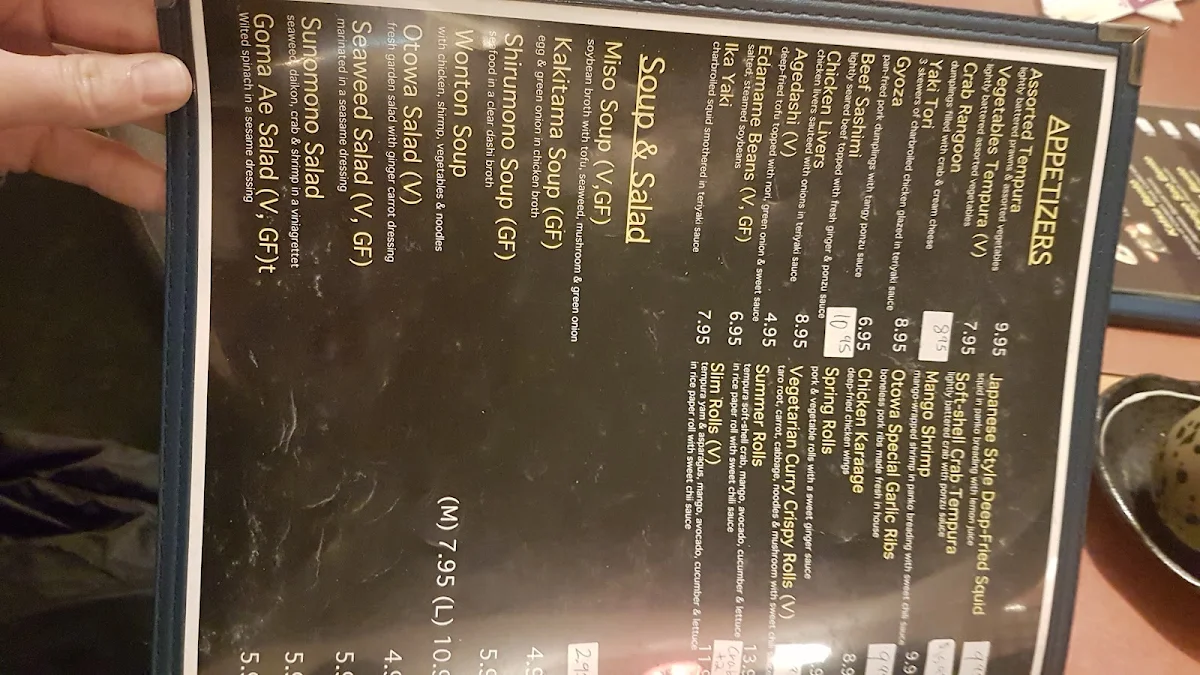 Menu, Otowa