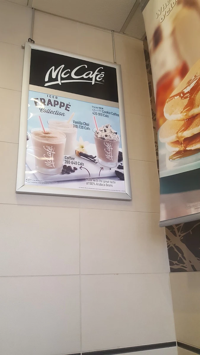Menu, McDonald's