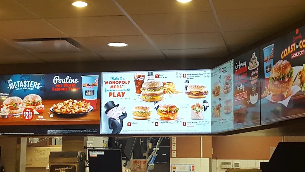 Menu, McDonald's