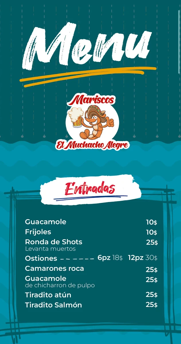 Menu, El Muchacho alegre