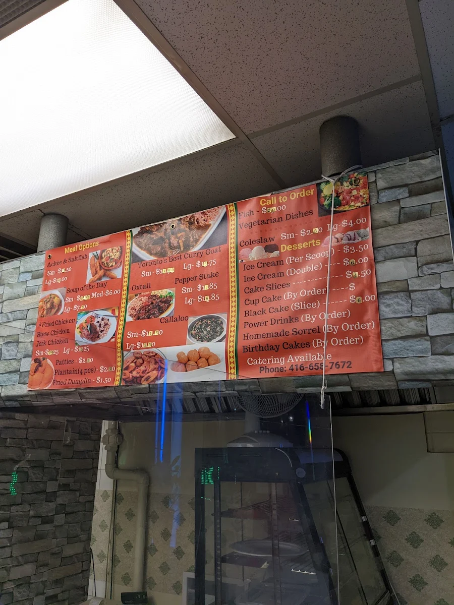 Menu, Definitely Yours Restaurant
