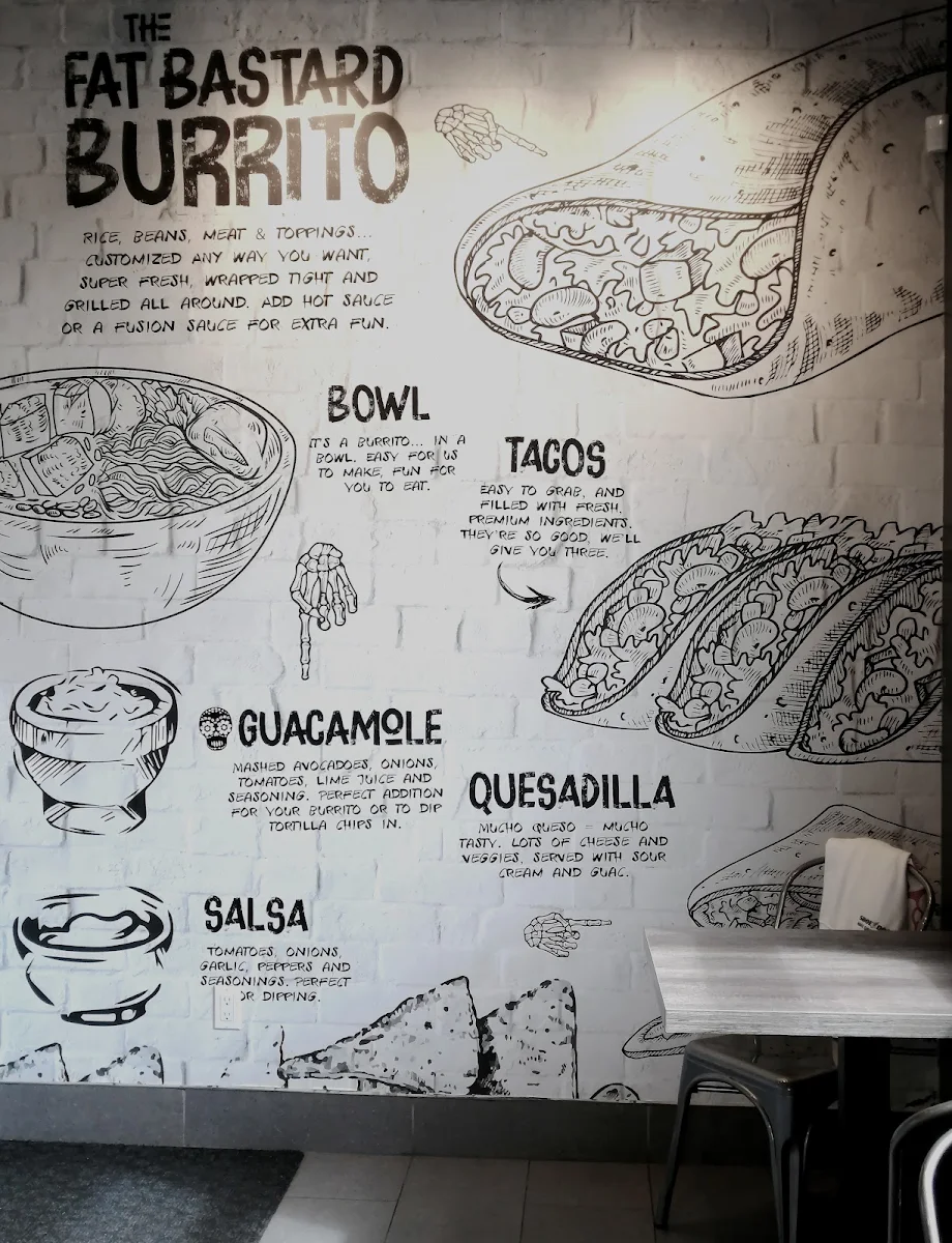 Menu, Fat Bastard Burrito