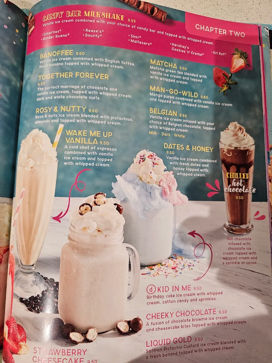 Menu, D Spot Dessert Cafe Calgary 17th Ave