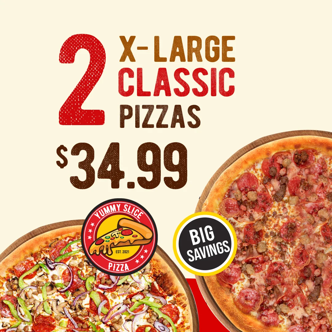 Menu, Yummyslice Pizza