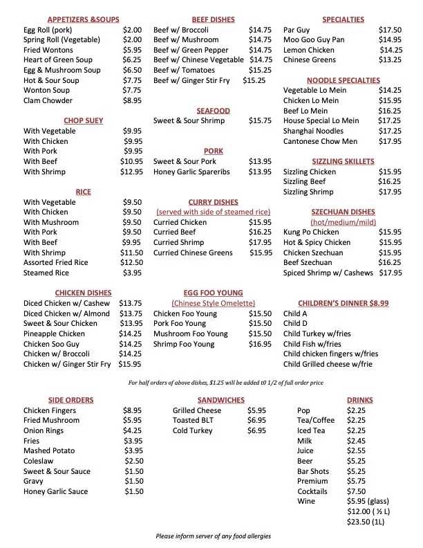 Menu photo 1