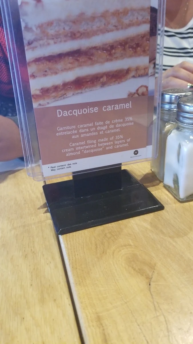 Menu, Restaurant la Porte des Laurentides
