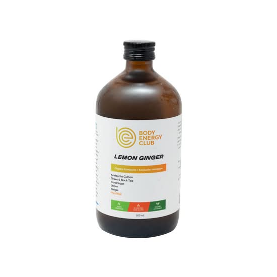 Lemon Ginger Kombucha
