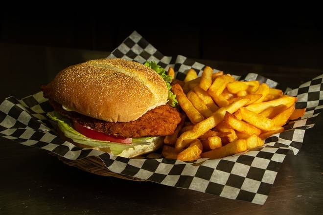 Crispy Chicken on a Bun