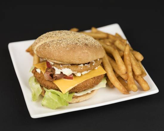 Chef Chicken Burger on a Bun