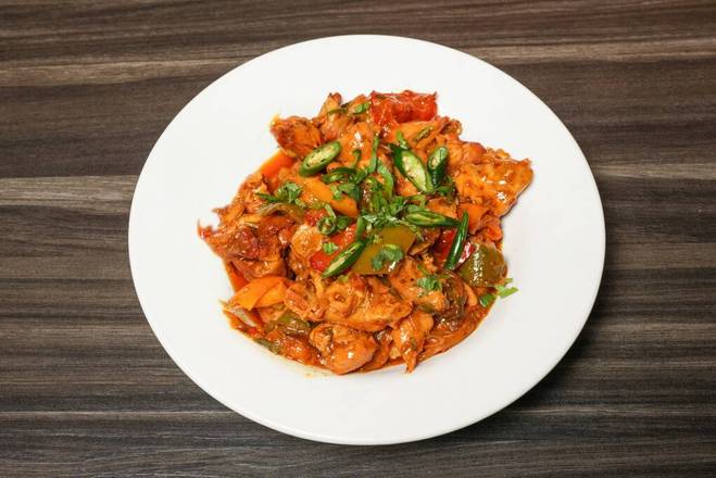 Chili Chicken and Naan (1 pc)