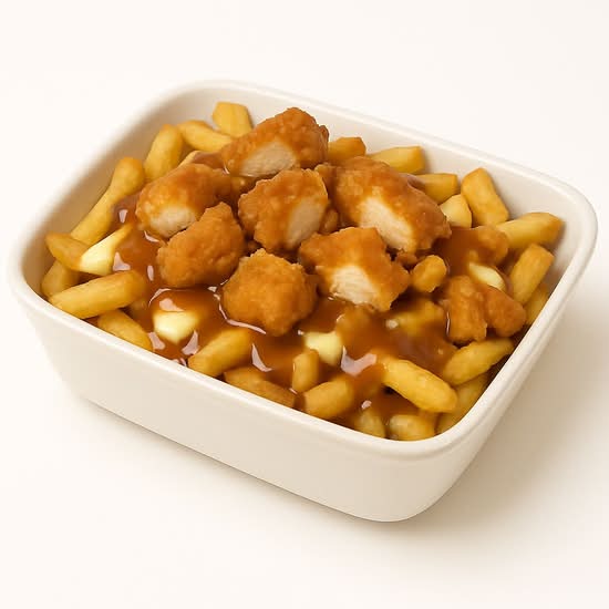 Poutine au Poulet croustillant / Crispy Chicken Poutine