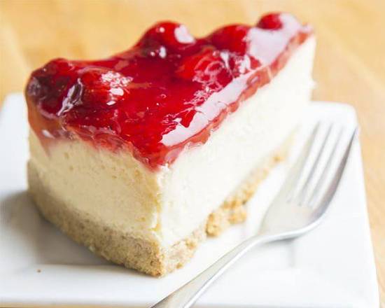 Strawberry cheesecake  (slice)