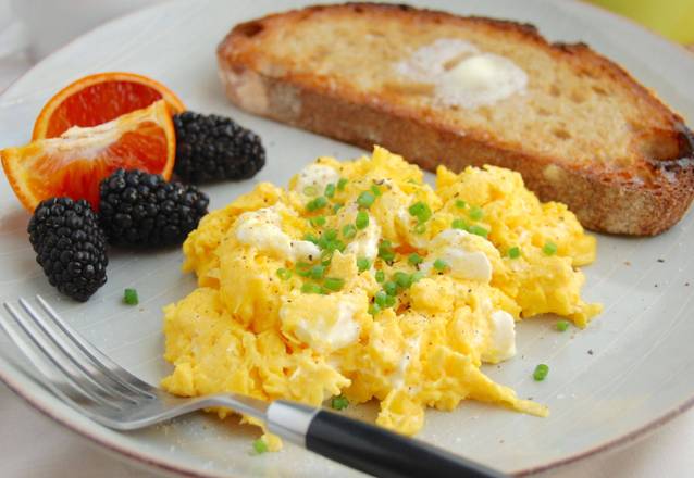 Scrambled Eggs and Toast