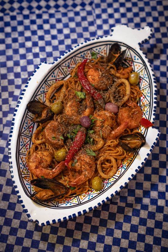 Spaghetti aux fruits de mer