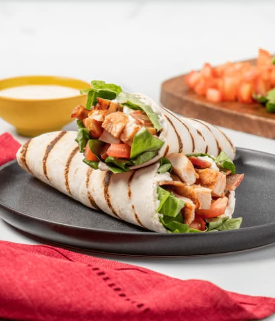 Mediterranean Chicken Wrap
