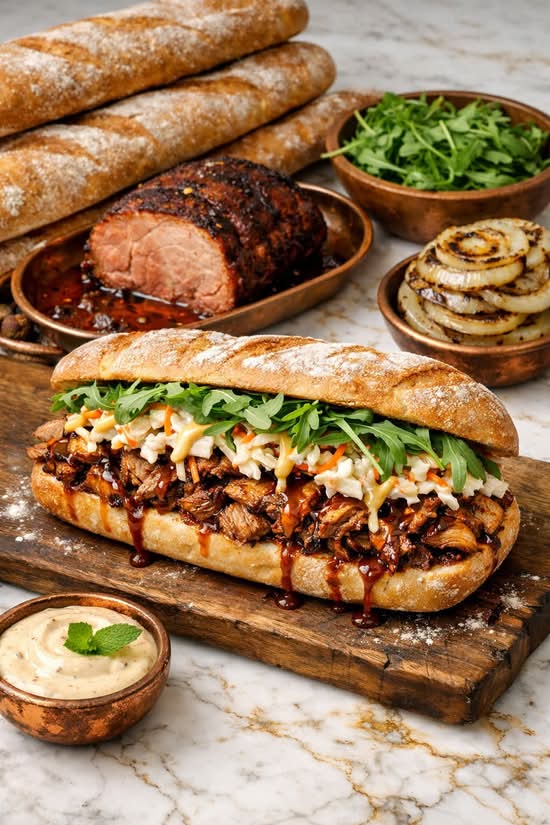 BBQ Pulled Pork   Sandwich