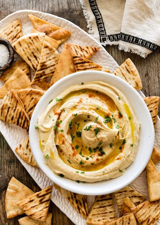 HUMMUS AND BREAD