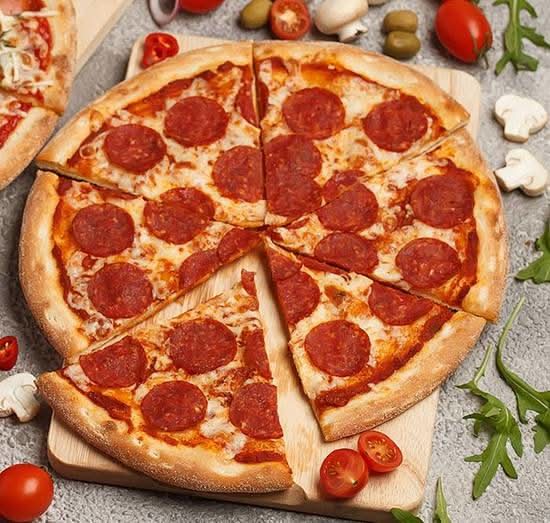 Trip Meat Pizza Large (14")
