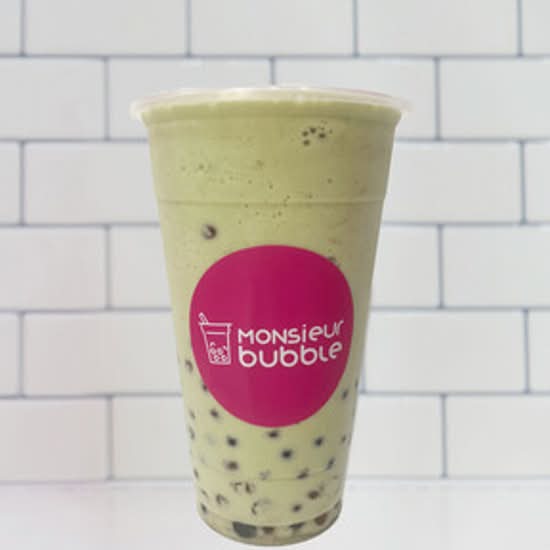 Petit bubble matcha frappé