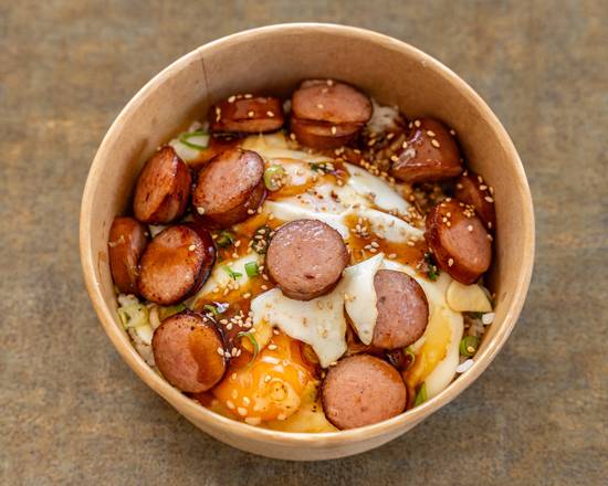 Egg & Sausage Rice Bowl