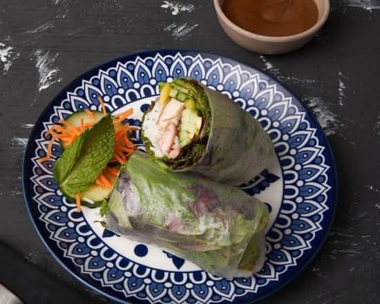Rouleau de printemps Poulet Grille / Fresh spring roll Grilled Chicken