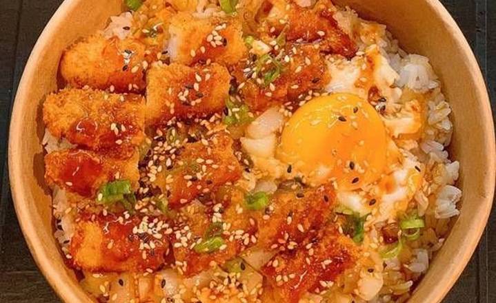 Crevette Tempura Oyakodon / Shrimp Tempura Oyakodon