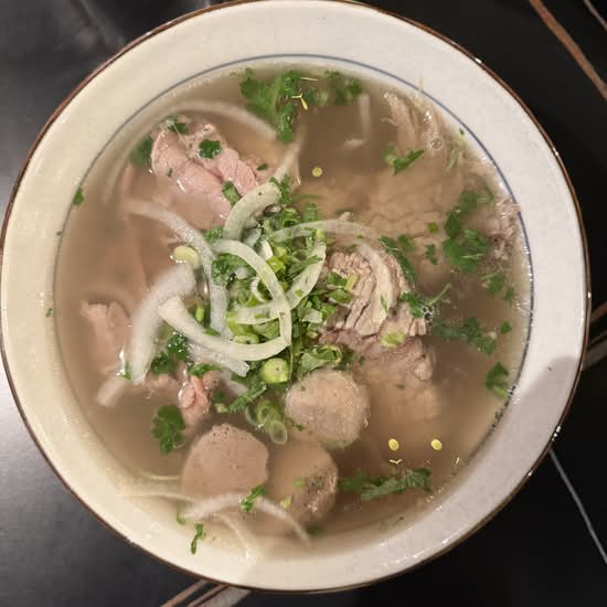 Soupe traditionnelle "PHO" au boeuf size XL / Traditional Beef "PHO" Soup size XL