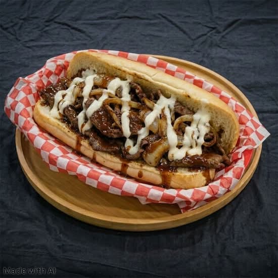 Philly Cheese Steak Sandwich